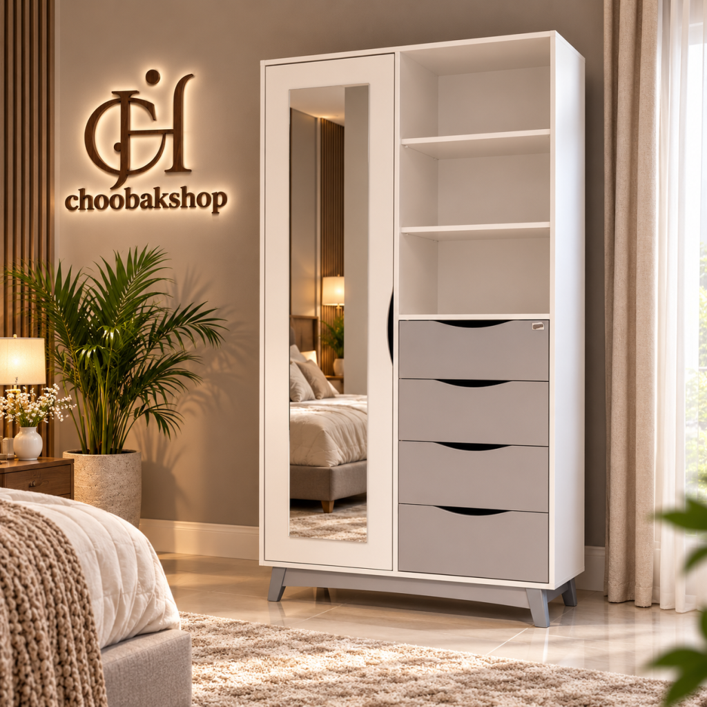 کمد لباس کاربردی بارلی کد WR-005