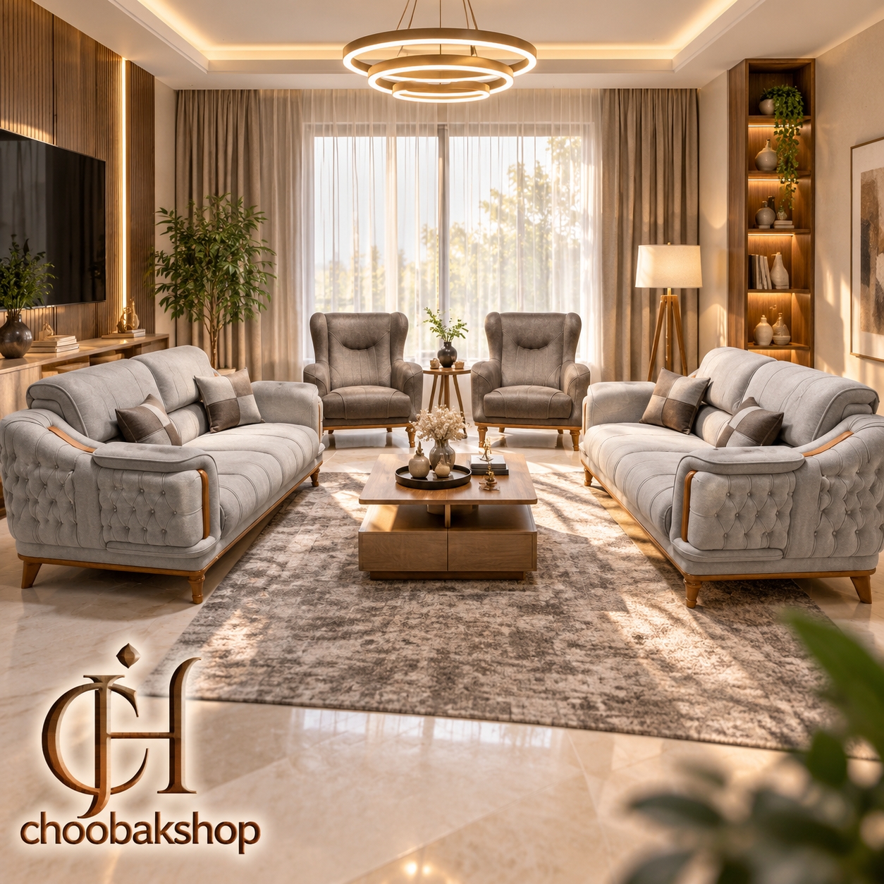 مبل هشت نفره موناکو کد SF-006 مبل هشت نفره موناکو کد SF-006