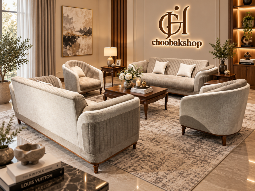 مبل هشت نفره لارسن کد SF-004