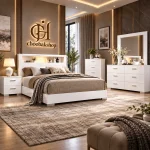 تخت خواب دو نفره سرویس اهورا کد BS-014